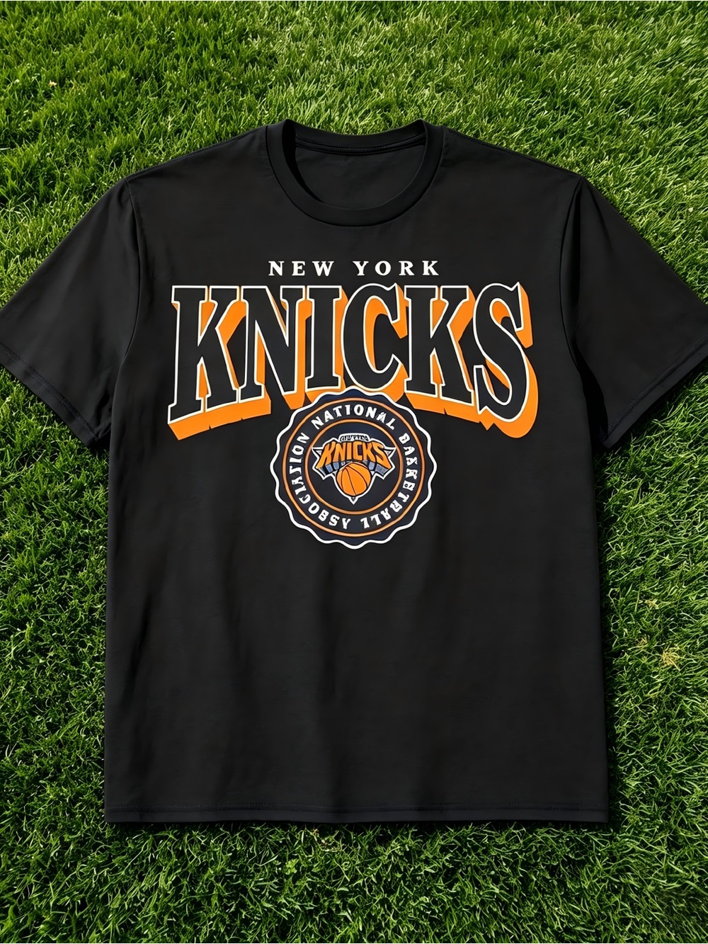 Nba - New York Knicks Arched Crest Women Men T-shirt unisex